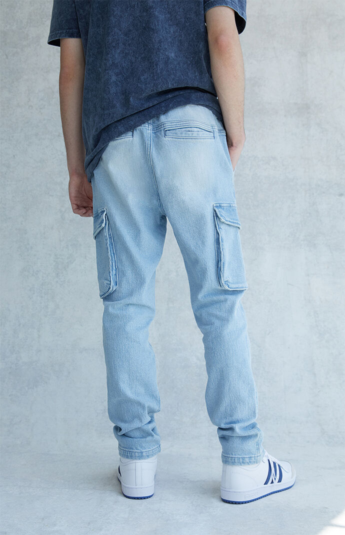 Atlas Light Wash Skinny Denim Comfort Jeans