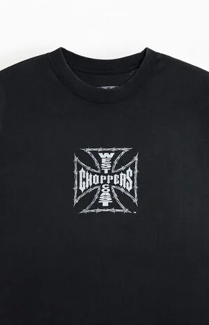 Barb Wire Iron Cross T-Shirt image number 3