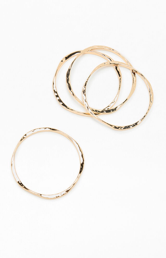 Pacsun Lexxi Gold Metal Bangles