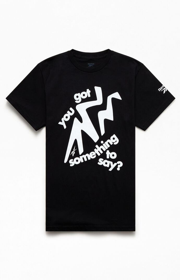 Black Something To Say T-Shirt