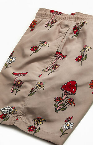 Recycled Shrooms 17" Swim Trunks image number 4