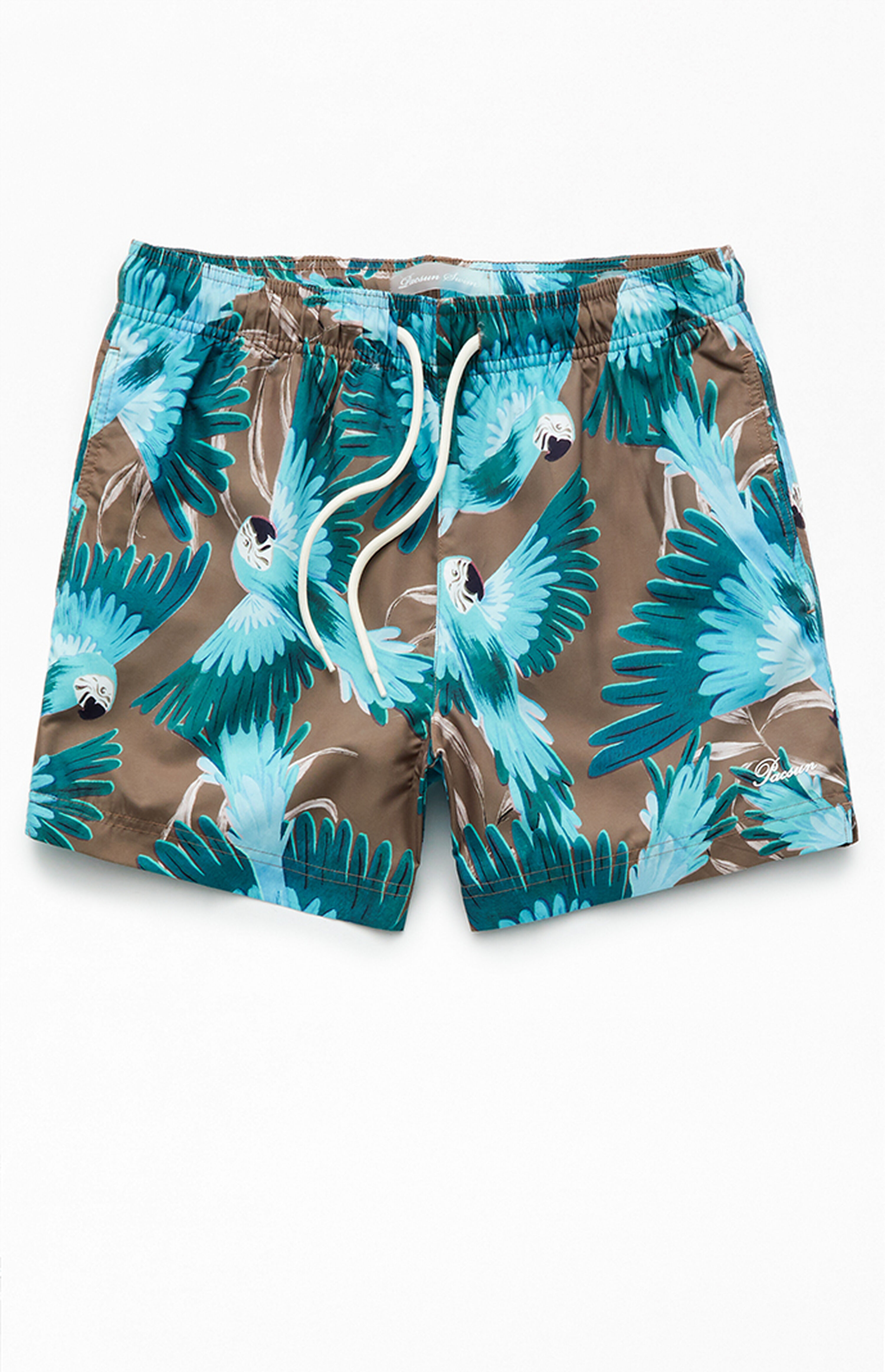 Pacsun Paradise 4.5" Swim Trunks PacSun