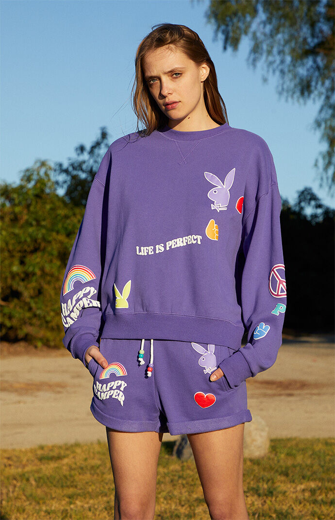 Playboy By PacSun Cabin Fever Crew Neck Sweatshirt PacSun
