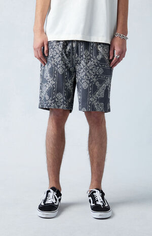 Eco Printed Reed Volley Shorts image number 2