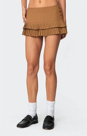 Double Pleated Mini Skort image number 5