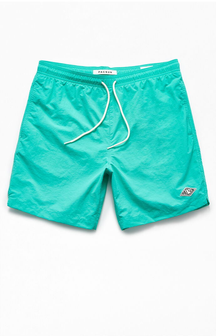 PacSun Solid 17" Swim Trunks at