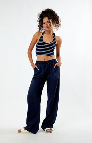 Easy Pull-On Linen Pants image number 2