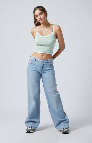 Casey Low Rise Baggy Jeans Indigo image number 4