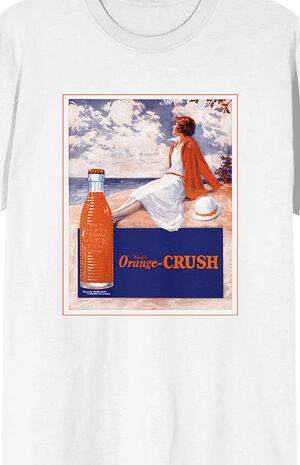 Orange Crush Women On Sea T-Shirt image number 2