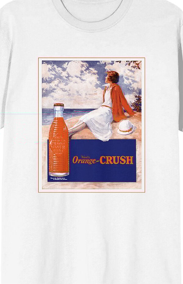 Orange Crush Women On Sea T-Shirt