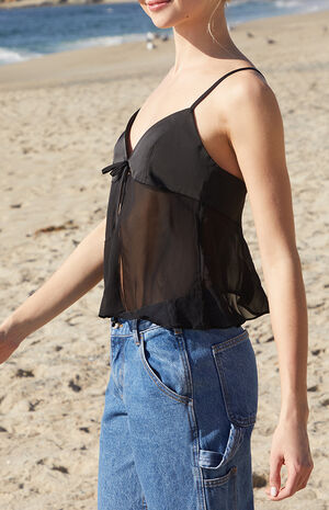 Black Tie Front Top image number 3