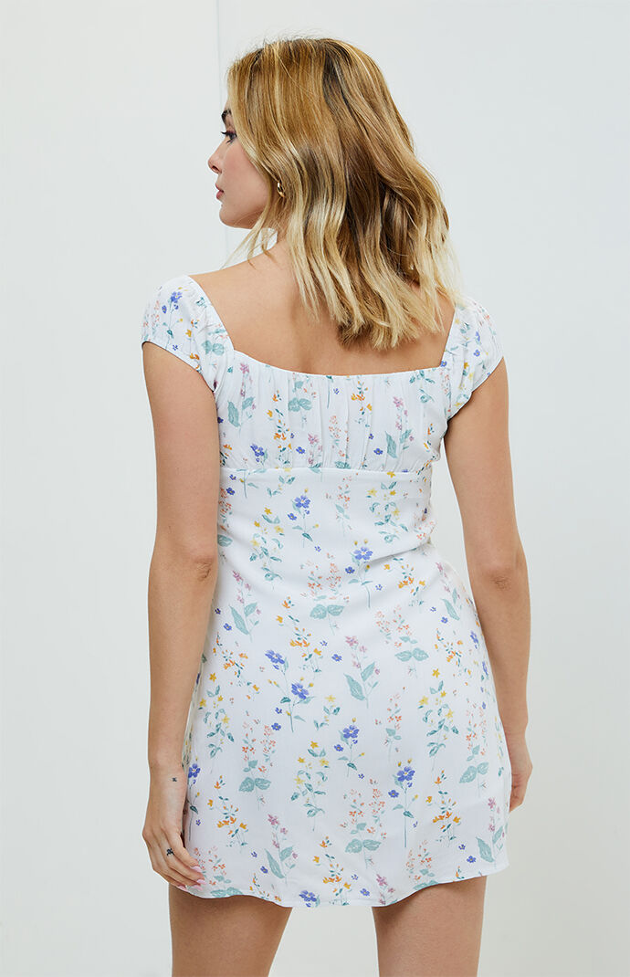 Crochet Trim Shift Dress