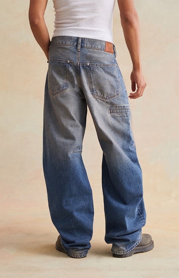 RARE DNM EDIT Tinted Dart Baggy Barrel Jeans