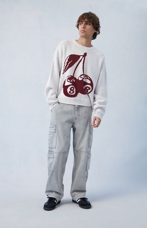 Eco Gray Baggy Cargo Jeans image number 2