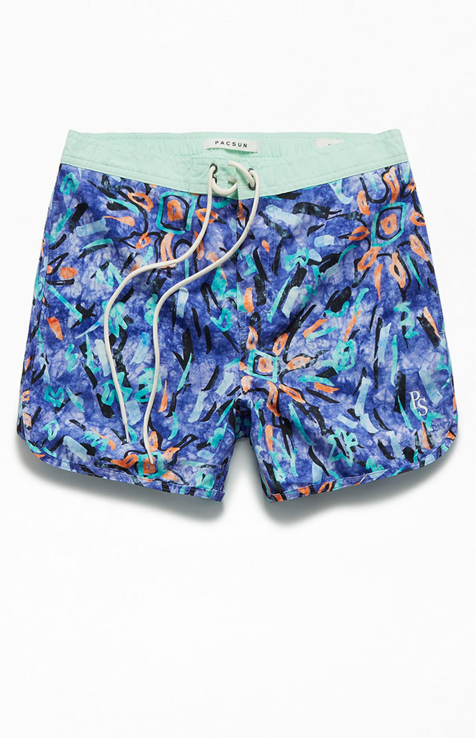 PacSun Retro AOP 15" Boardshorts PacSun