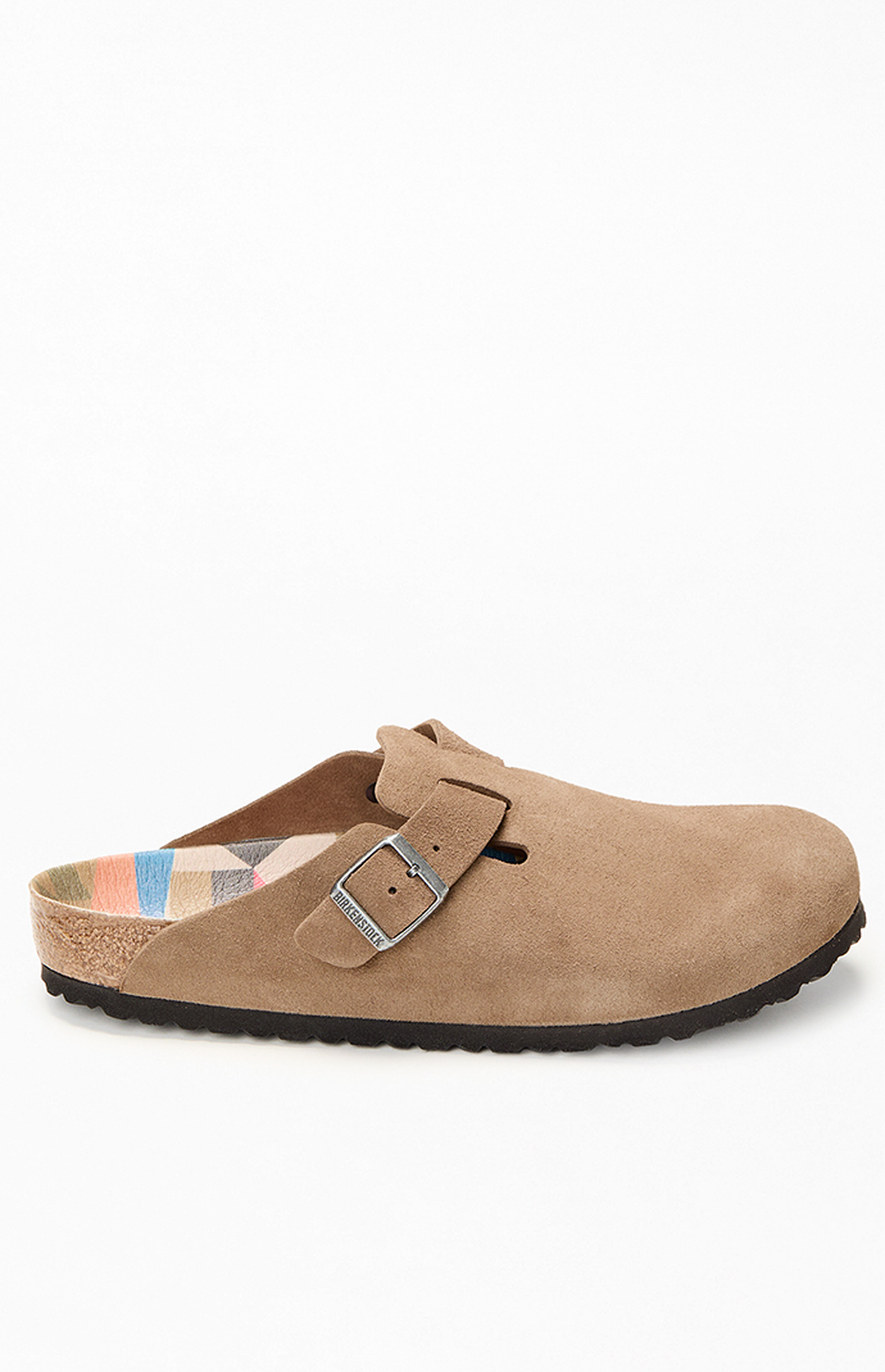 Birkenstock Boston Printed Footbed Clog Mocha | Pacsun