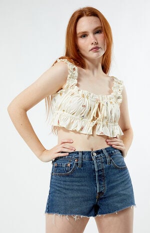 501 Original Dark Indigo Denim Shorts image number 1