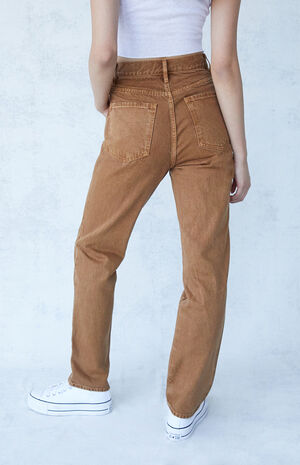 Eco Brown Dad Jeans Eco Brown Dad Jeans image number null