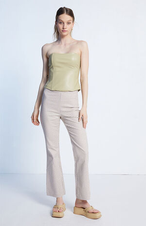 Cropped Straight Leg Pants image number 1
