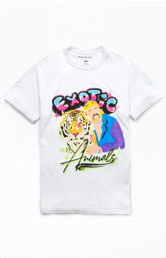 White Exotic Animal T-Shirt