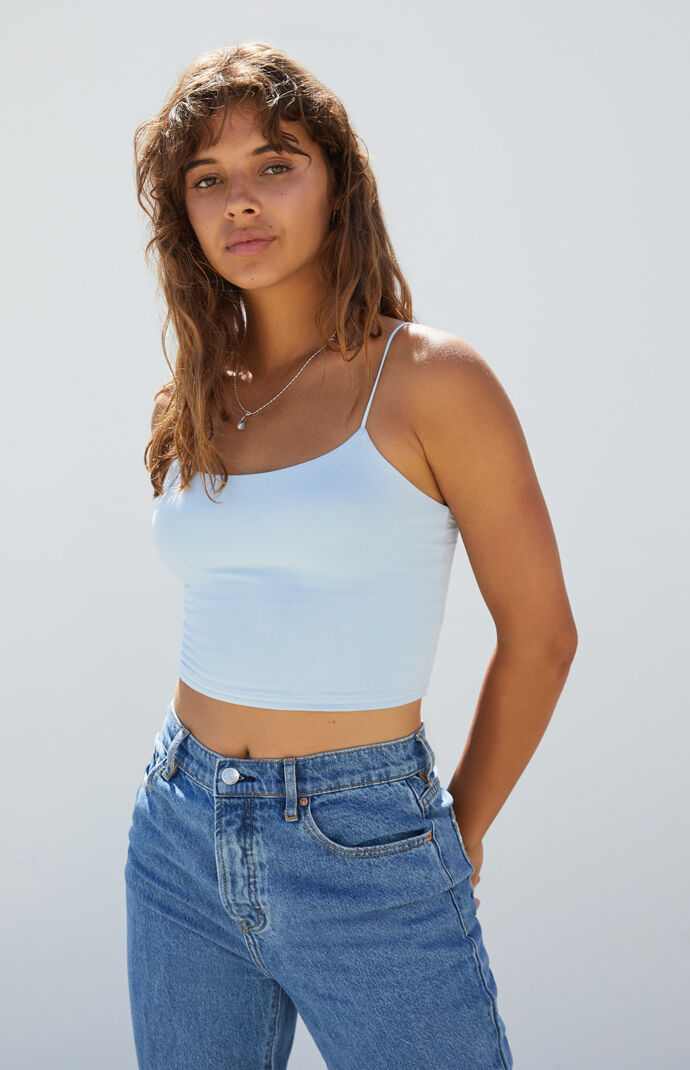 Easy Cropped Cami Tank Top