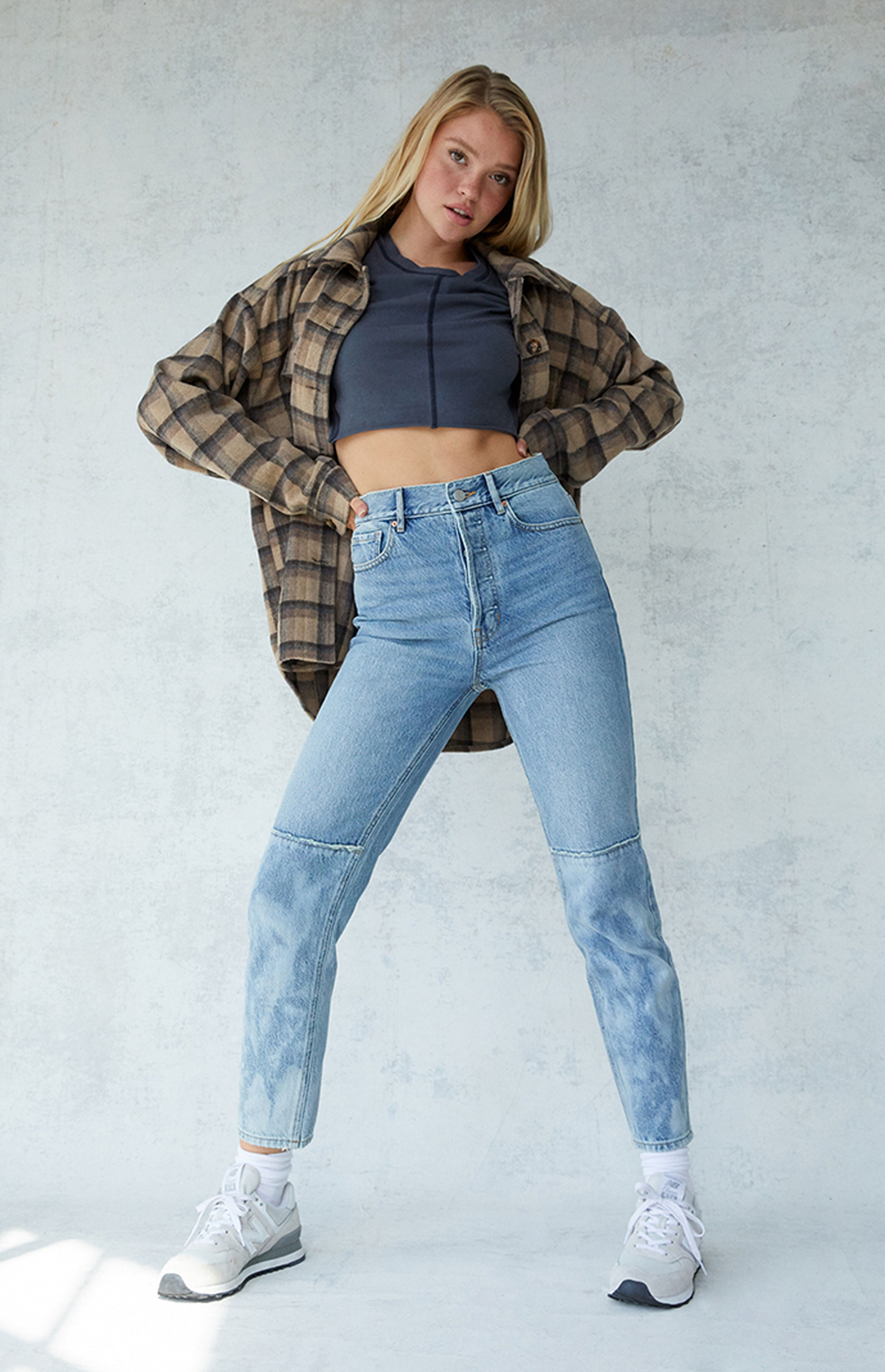 pacsun ultra high rise slim