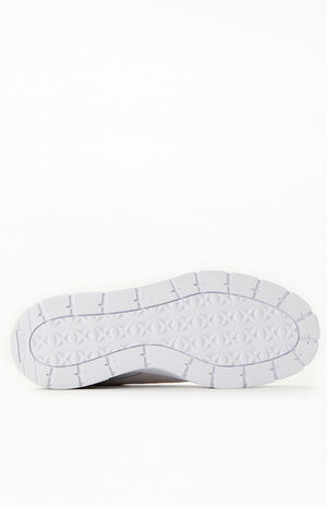 Women's White & Grey Mayze Stacked Sneakers image number 4