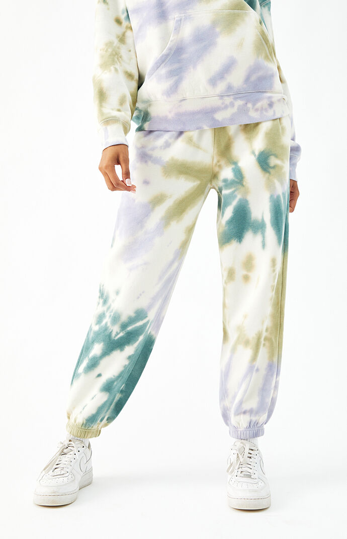 cotton candy tie dye sweatpants