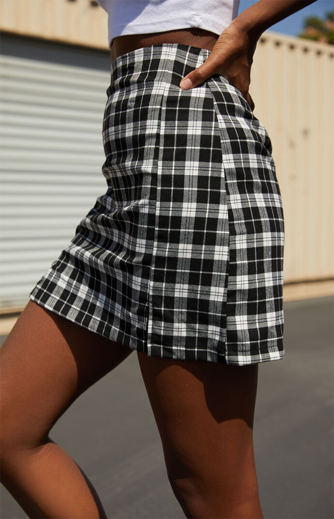 White & Black Cara Skirt