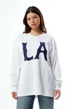LA Long Sleeve Oversized T-Shirt image number 1