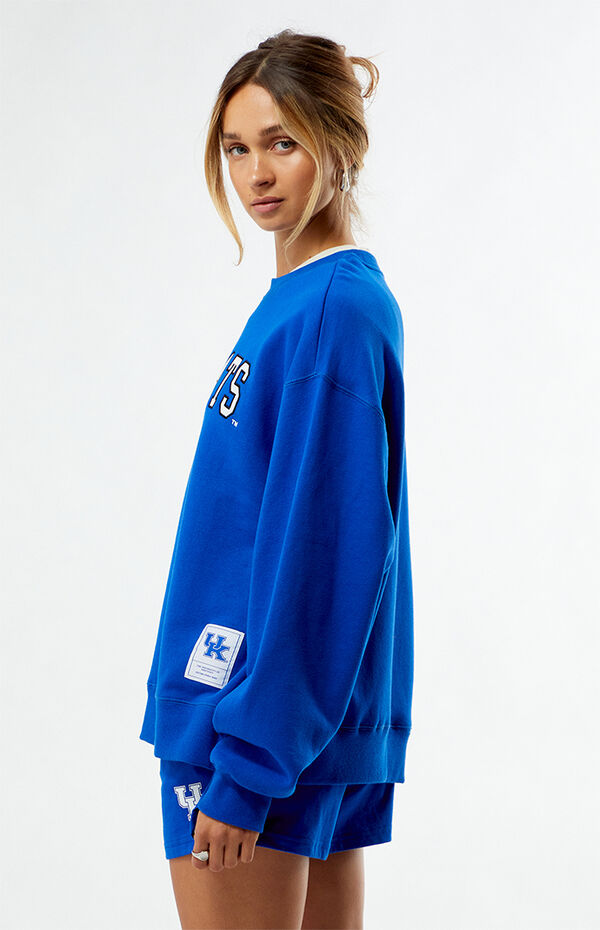 WILD COLLECTIVE x Pacsun University of Kentucky Wildcats Applique Crew Neck Oversized Sweatshirt