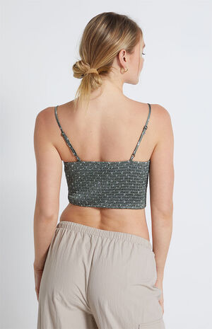 Tie Front Satin Corset Top image number 4