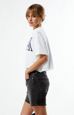 NY Yankees Cropped T-Shirt image number 3