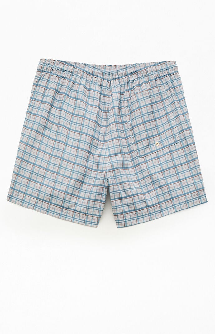 Pacsun Multi Plaid 4.5" Swim Trunks