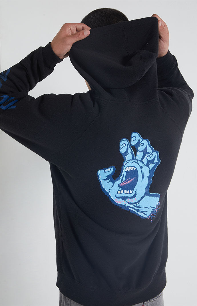 Santa cruz screaming hand zip hoodie sale