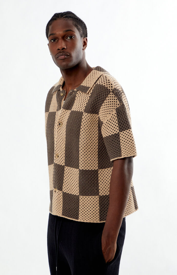 Pacsun Spence Open Knit Camp Shirt | Pacsun