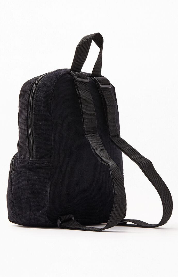 dickies black corduroy mini backpack
