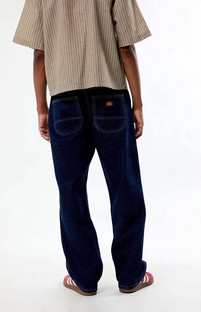 Dickies 954 Dark Blue Relaxed Straight Work Jeans | Pacsun