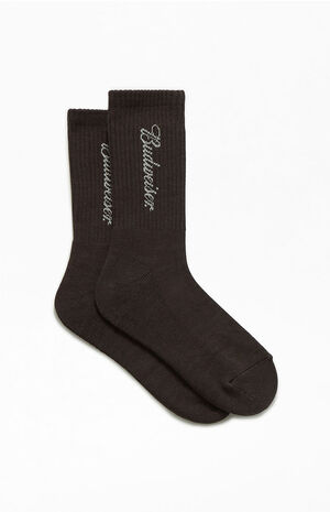 By PacSun Logo Crew Socks image number 2