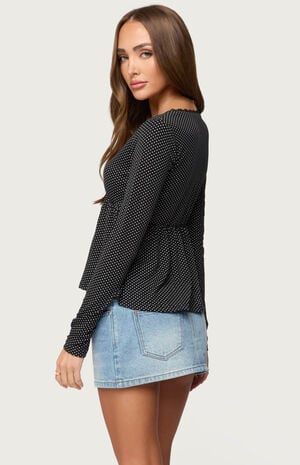 Kenzie Long Sleeve Babydoll Top image number 2