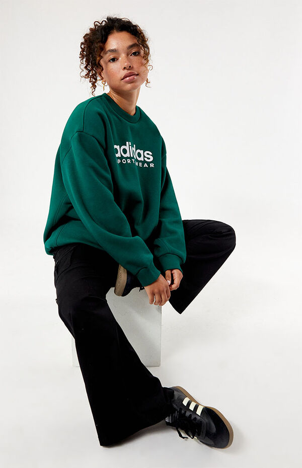 adidas jumper green
