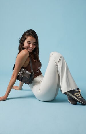 PAC WHISPER Active Ivory Franchise Flare Yoga Pants image number 1