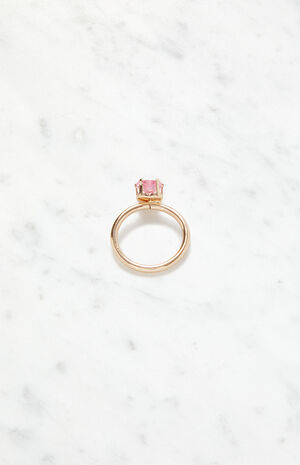 Pink Heart Gem Ring image number 2