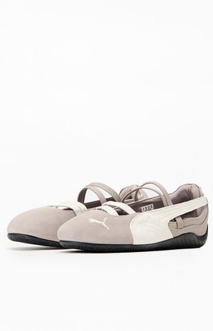 Women's Taupe Speedcat Ballet Sneakers image number 2