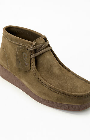 Khaki Suede Wallabee Evo Shoes image number 6