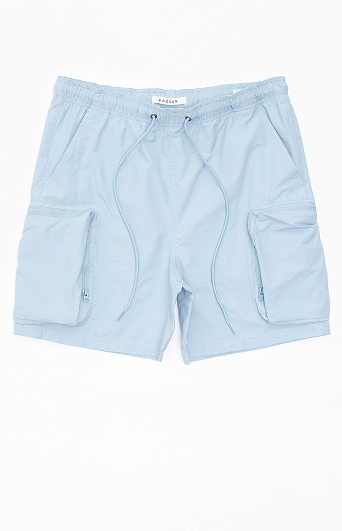 Pacsun Noah Blue Nylon Cargo Shorts | Pacsun