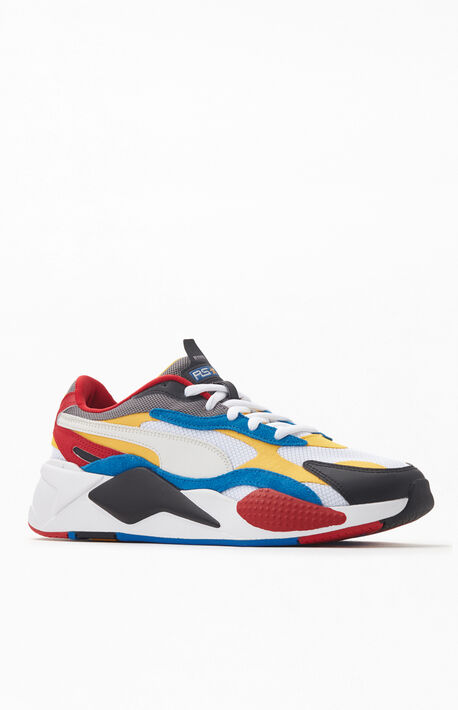 White &amp; Yellow RS-X Cube Shoes