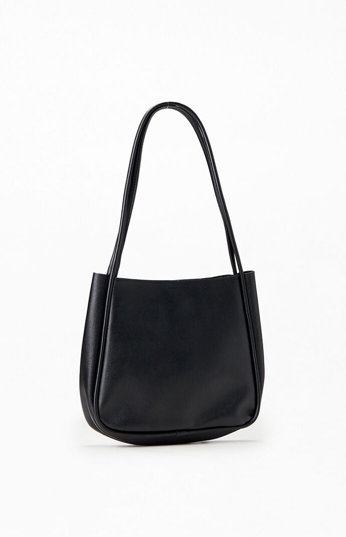 Pacsun Faux Leather Mini Bucket Tote Bag | PacSun