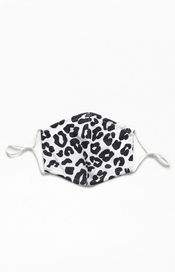 Snow Leopard Face Mask