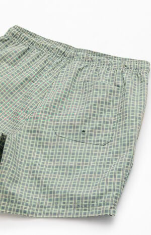 Micro Plaid Eco 6.5" Swim Trunks image number 4